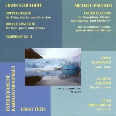 Schulhoff / Klambaue - Double Concerto for Flute Piano & Strimgs: Sym 2 [Used Ve