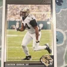 2024 Panini Score Cameron Jordan #205 New Orleans Saints NFL Football Card