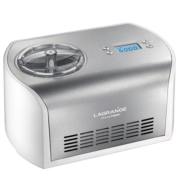 Turbine à glaces design inox Lagrange 419010 une élégance durable