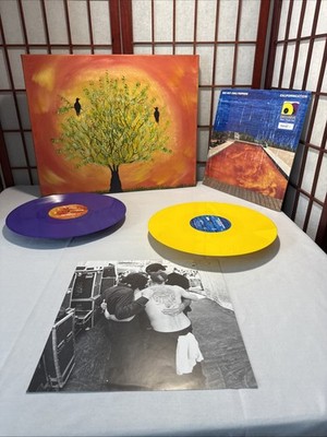 Red Hot Chili Peppers Californication Yellow Purple Lp Record Warner Records R8