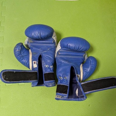 Winning Boxing Gloves 10oz Blue Old Amateur Model Japan Used