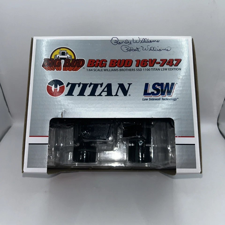 First Gear 1/64 Big Bud 16V-747 Stock# 60-1792 signed by the Williams Bros *RARE - Image 2 of 4