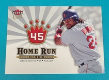 2006 Ultra Home Run Kings #HRK6 Manny Ramirez Boston Red Sox BASEBALL Card 4D