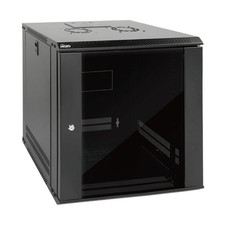 12U Wall Mount Server Cabinet IT Network Rack Enclosure Lockable Door and Sid...