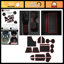 Custom Fit Cup Holder Inserts Console Mats For Nissan Sentra 2020-2023 - 16pc
