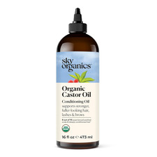 - Castor Oil Organic - Volumizing Hair Oil - Scalp, Lashes, Brows - Pure Castor