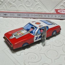 sas airport service tinplate car 1970's vgc working example so nice clockwork