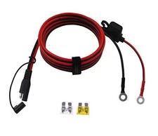 4FT/1.22m 14AWG Ring Terminal To SAE Harness Quick Connect/Disconnect 