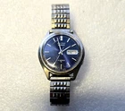 Seiko Automatic Watch 7009-8019-P (A) Blue Dial Day/Date Made 17 Jewel Vintage