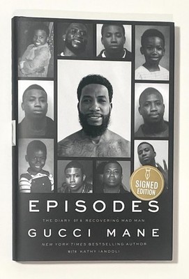 Gucci Mane Signed Episodes: The Diary of a Recovering Mad Man Book Autograph