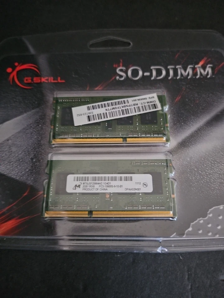 G.SKILL F3-10600CL9D-8GBSQ 8GB Memory Kit - 2 x 4GB DDR3-1333 SO-DIMM RAM - Image 2 of 4