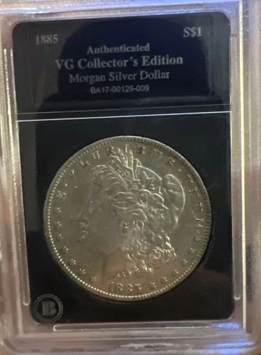 1885 Morgan Silver Dollar VG