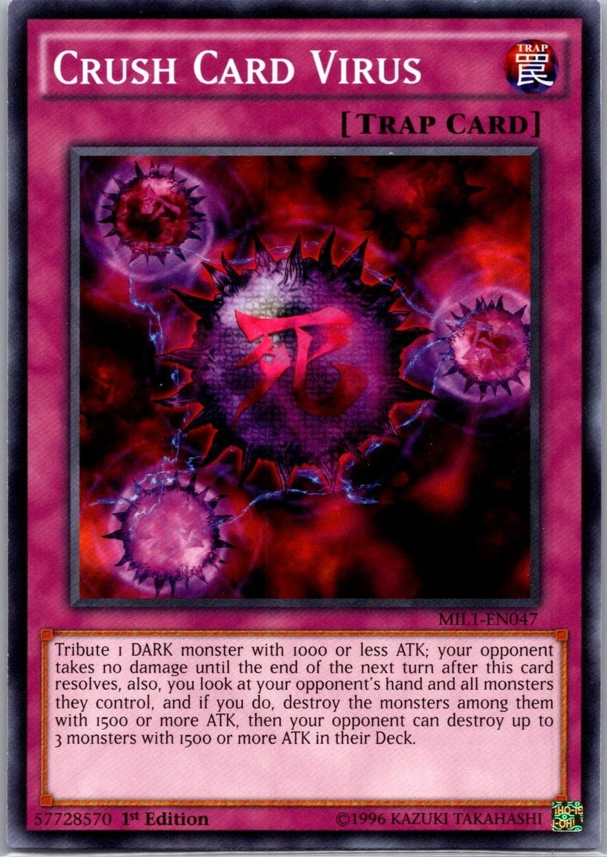 Crush Card Virus Yu-Gi-Oh! TCG Individual Trading Card Games for