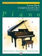 Alfred's Basic Piano Library Lesson Book Complete, Bk 2  3: For the Later: Used
