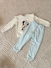 Girls Fleece Tracksuit Set Kids Casual Outfit Size 7-8