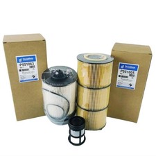 New 2pcs Oil Filter Kit Fuel Filter Kit For Freightliner Dd13 P551063p551005