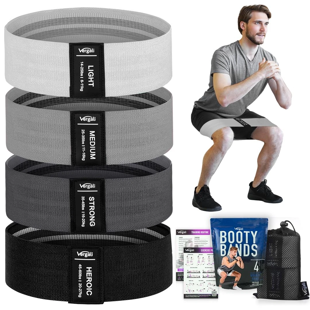 Resistance Bands for Working Out with Workout Bands Guide. 4 Booty Bands for ...