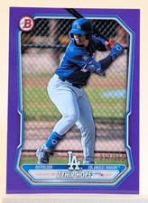 2026 Bowman Zyhir Hope PURPLE PROSPECT PARALLEL /250 Dodgers #BP-86