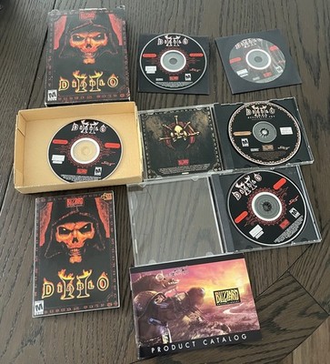 Diablo 2 Original PC Game Plus Expansion Excellent Quality 2 Play Discs Included