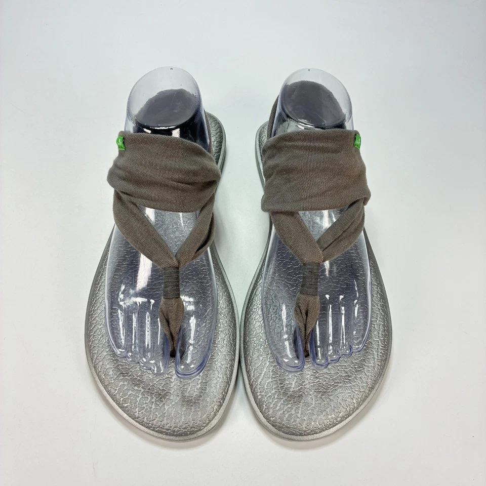 Sanuk Yoga Sling 2 Sandalia de Yoga Gris Metálico Ligera 1103944 Mujer’s Talla 10 Foto 3 de 4