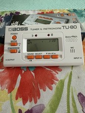 BOSS TUNER  METRONOME TU-80 ACCU-PITCH WHITE
