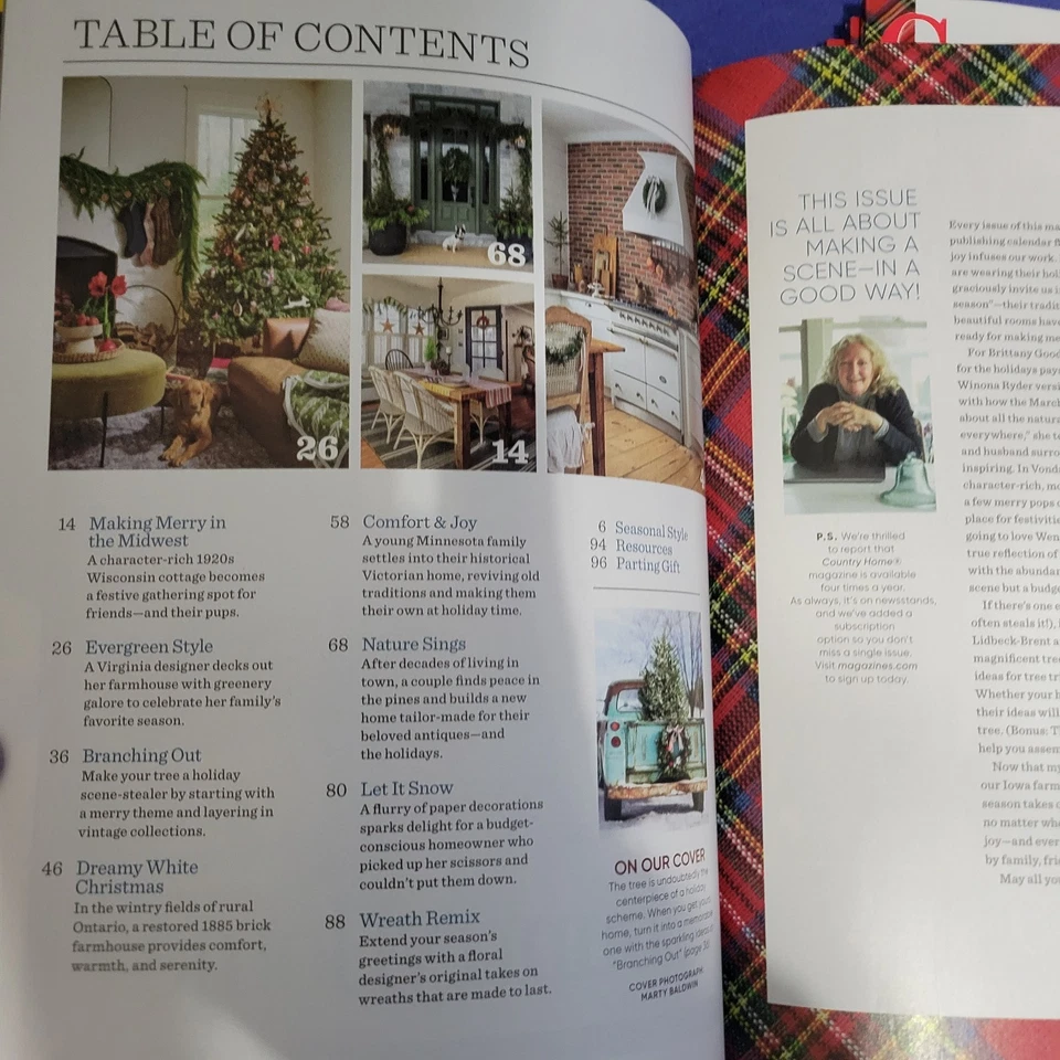 Country Home Magazine 2025 ~ Winter Wreaths ~ Simple Christmas Joys ~ Vol 46 #4 - Image 3 of 4