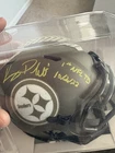 Kenny Pickett Signed Mini Helmet Steelers Salute Service "First NFL TD" Beckett