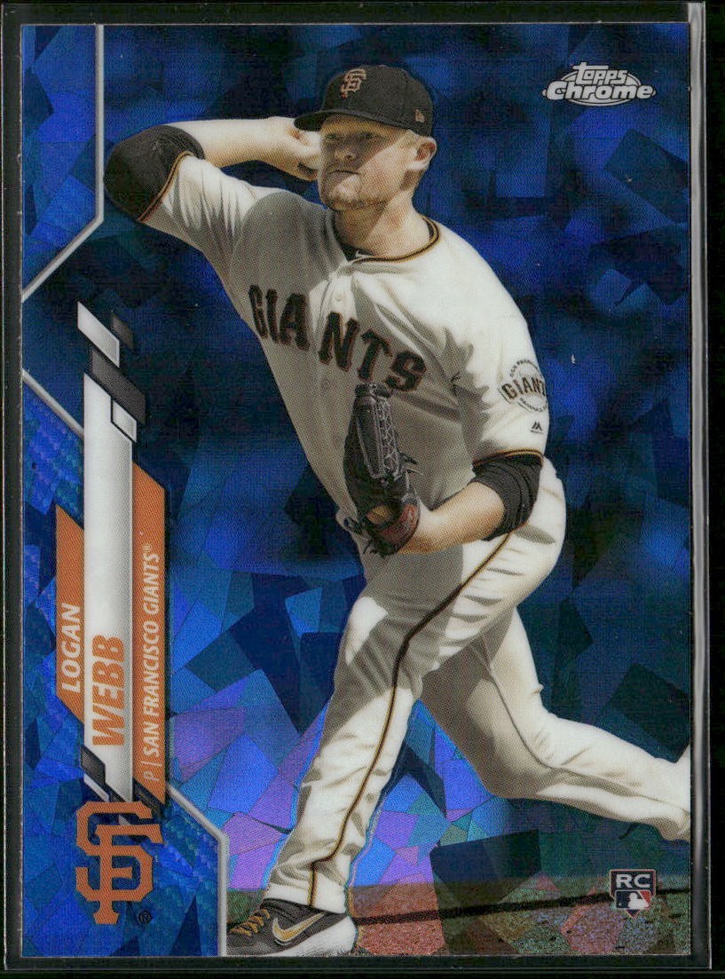 2020 Topps Chrome Sapphire Edition #514 Logan Webb