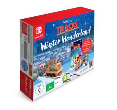 Maxx Tech Tracks Winter Wonderland Kit Nintendo Switch Bundle Familie Eisenbahn