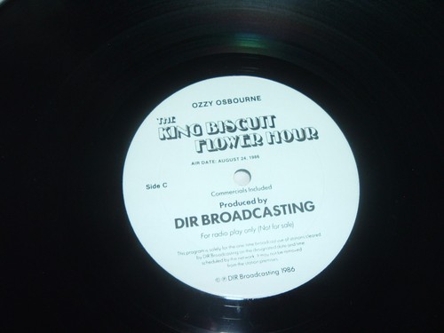 OZZY OSBOURNE King Biscuit Flower Hour RARE Aug 24 1986 Air Date 2LP + cue + box - Picture 7 of 12