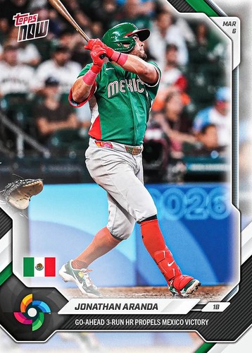 Kaito Kozono 2026 Topps NOW Team Japan World Baseball Classic 