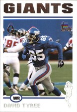 2004 Topps First Edition #29 David Tyree - FB