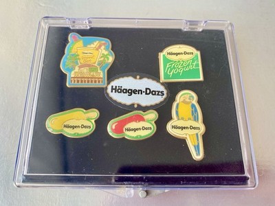 Haagen Dazs 5 Anstecker Pin Set (Frozen Yogurt & Ice Cream) für japanischen Markt