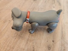 Tonka Pound Puppies Grey Mutt Poseable Figure 1986 Vintage Retro Puppy
