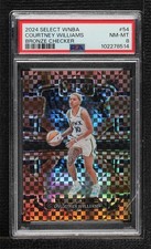 2024 Panini Select WNBA Bronze Checker Prizm 1/49 Courtney Williams PSA 8 14t3
