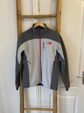 The North Face Men's Small Apex Bionic Softshell Full Zip Jacket Gray Gorpcore