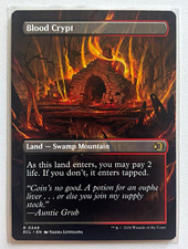 Blood Crypt | ECL Alternative Art Rare Land (Swamp Mountain) #0349 | EN