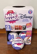 Zuru Mini Brands Disney Edition Series 3 Blind Ball New LOT OF 12 W/DISPLAY BOX!