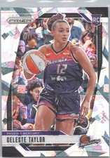 2024 Panini Prizm WNBA #48 Celeste Taylor Ice Prizms