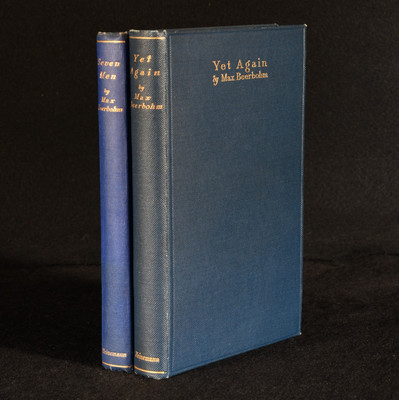 1919-1923 2vol Seven Men and Yet Again by Max Beerbohm First Edition