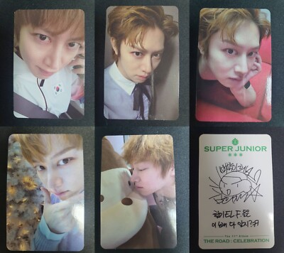 SUPER JUNIOR Official PHOTOCARD 11th THE ROAD : CELEBRATION Album