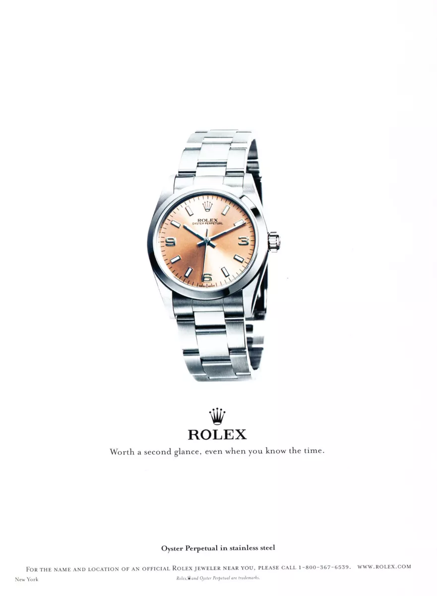 ROLEX WATCH MAGAZINE promo ad 052 ORIGINAL