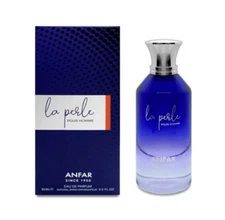 La Perle Pour Homme by Anfar Eau de Parfum Spray Unisex 3.0oz New Sealed