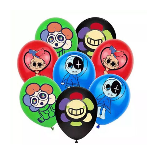 30Pc Dandy's World Theme Backdrop Birthday Party Decoration Balloon Supplies Set - Picture 5 of 6