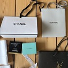 Mixed Lot Of Designer Packaging Bags Tiffany & Co Box YSL Tom Ford Chanel Bag