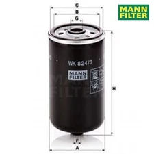 Fuel filter Mann filter WK824/3 for Hyundai i30 iX35