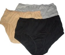 COMFORT CHOICE 3 PAIR PANTIES, SIZE 8, ID 4963245-620 