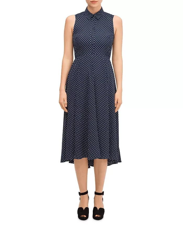 【Kate Spade】Swiss Dot Smocked Midi Dress ◆国内発送◆ Swiss Dot Smocked Midi Dress | Kate Spade New York