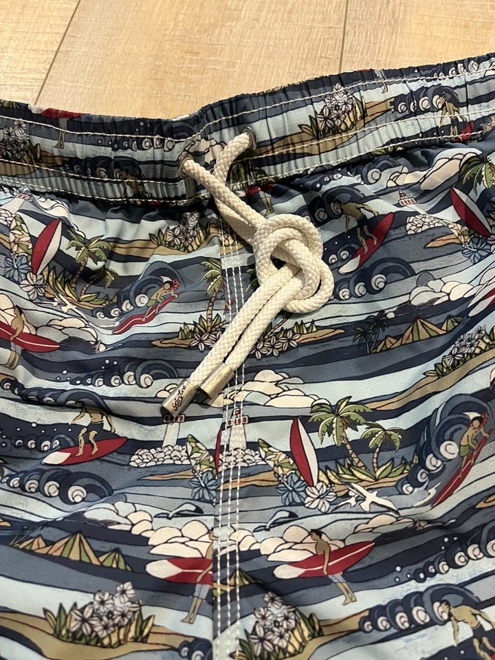 HARTFORD Hawaii Aloha Surf Pantalones Cortos de Natación Bañador Traje de Baño Talla Mediana $185 Foto 3 de 4