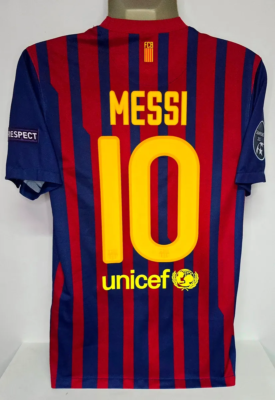 Barcelona #10 MESSI 2010/11 Shirts Game  MESSI FCB × NIKE 11's Vintage Shirt Football Home Nike ウェア